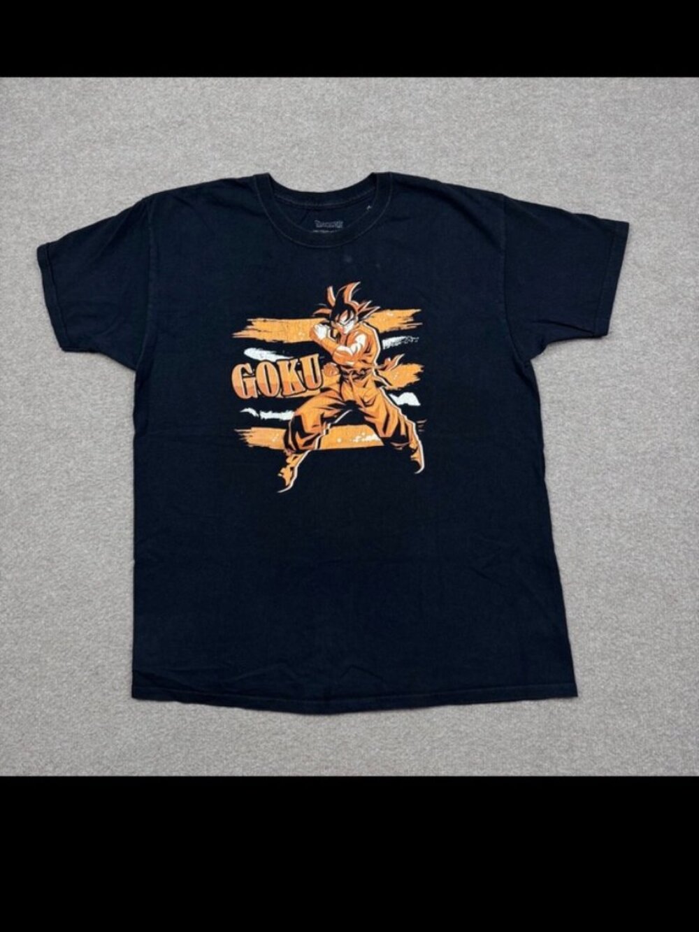 Dragon Ball Mens Shirt Black L Short Sleeve Anime Logo Casual Adults Goku Tee